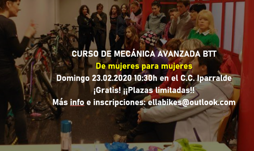 Curso de MECÁNICA AVANZADA BTT 23-02-2020